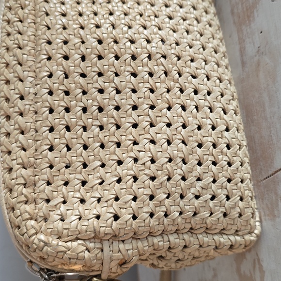 Clare V Midi Sac In Cream Rattan - Picture 3 of 16